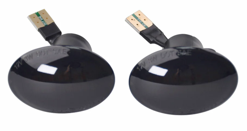Φλας Led Dynamic για FIAT 500/FORD KA/LANCIA/ALFA ROMEO 4C- 2 Τμχ SMOKED