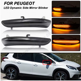 Φλας Led Dynamic για PEUGEOT/CITROEN/OPEL- 2 Τμχ SMOKED