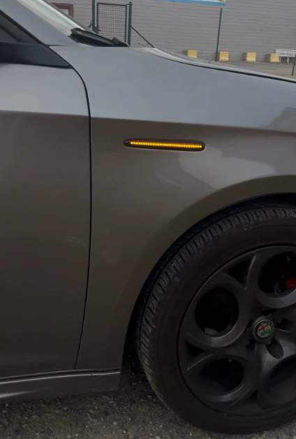 Φλας Led Dynamic για ALFA ROMEO GIULIETTA- 2 Τμχ SMOKED