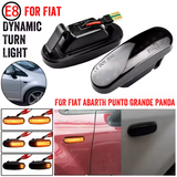 Φλας Led Dynamic για FIAT/PEUGEOT/CITROEN- 2 Τμχ SMOKED