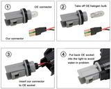 Φλας Dynamic Led για Ford Focus Mk2/Mk3-Mondeo Mk4  SMOKED 2τμχ