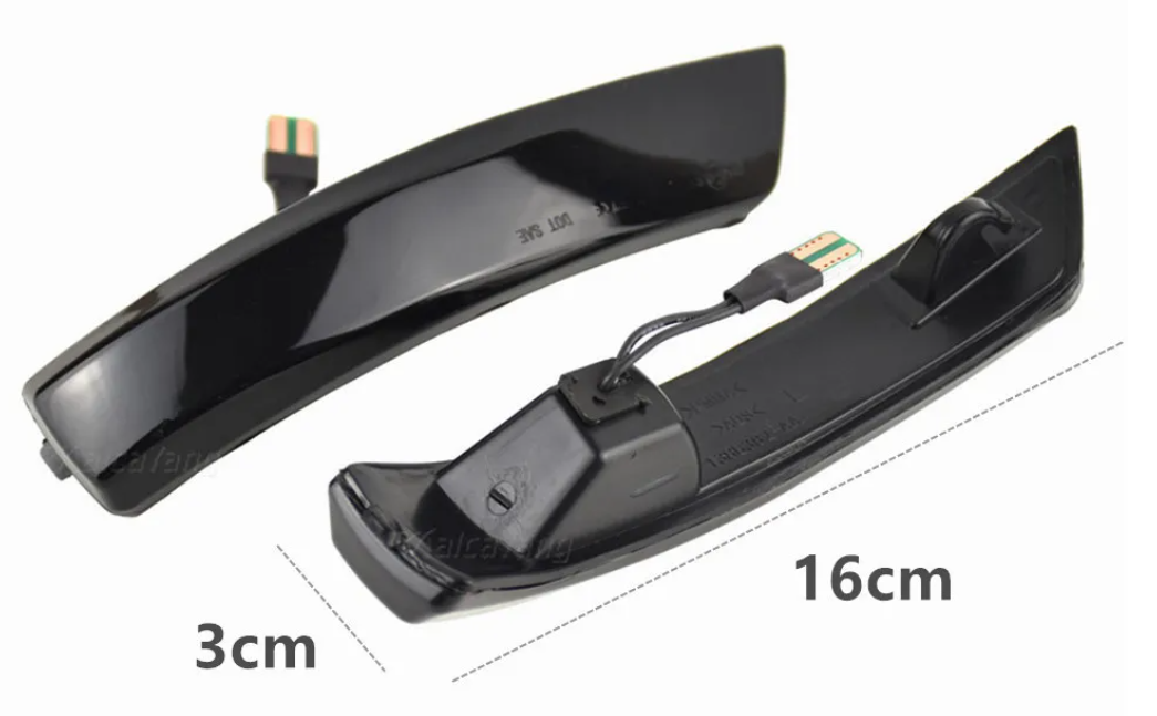 Φλας LED Dynamic για FORD FIESTA MK7/BMAX SMOKED 2τμχ