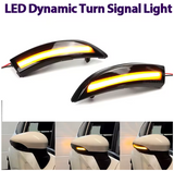 Φλας LED Dynamic για FORD FIESTA MK7/BMAX SMOKED 2τμχ