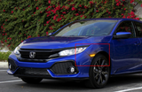 Φλας led για Honda civic 10th 2016-  SMOKED 2τμχ