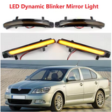 Φλας Led για Skoda Octavia 5 / Superb 2τμχ SMOKED