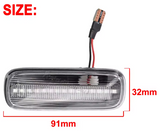 Φλας Led Dynamic για Honda -2 Τμχ -ΔΙΑΦΑΝΟ