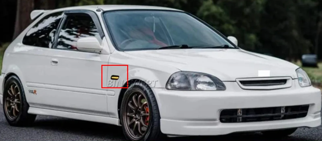 Φλας Led Dynamic για Honda- 2 Τμχ-SMOKED