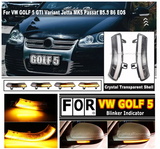 Φλας Dynamic Led για GOLF V/PASSAT/SUPERB -2τμχ WHITE