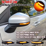 Φλας Dynamic Led για FORD FIESTA MK8 /FORD PUMA MK2-2τμχ SMOKED