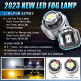 MAXGTRS L1B LED Λάμπες προβολέα Ομίχλης – 6000K Λευκό Φως | 4800lm
