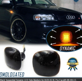 Φλας Led Dynamic για AUDI-SEAT-SKODA- 2 Τμχ SMOKED