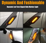 Φλας Led Dynamic για MINI COUNTRYMAN / PACEMAN- 2 Τμχ SMOKED