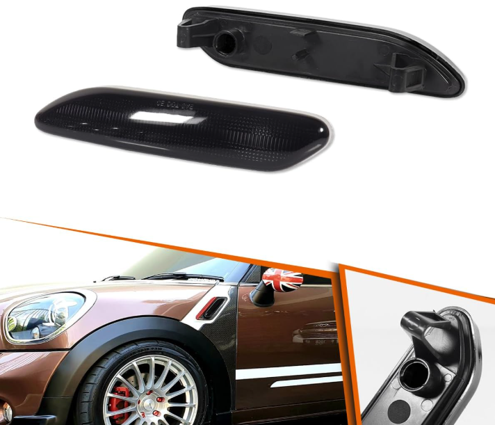 Φλας Led Dynamic για MINI COUNTRYMAN / PACEMAN- 2 Τμχ SMOKED