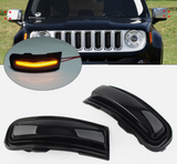 Φλας Led Dynamic για JEEP RENEGADE- 2 Τμχ SMOKED
