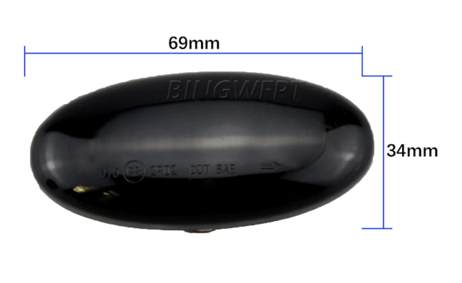Φλας Led Dynamic για MAZDA 2/3/5/6 /BT-50/ MPV II - 2 Τμχ SMOKED
