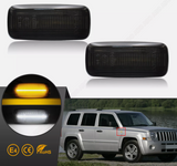 Φλας Led Dynamic για JEEP / CHRYSLER / DODGE- 2 Τμχ SMOKED