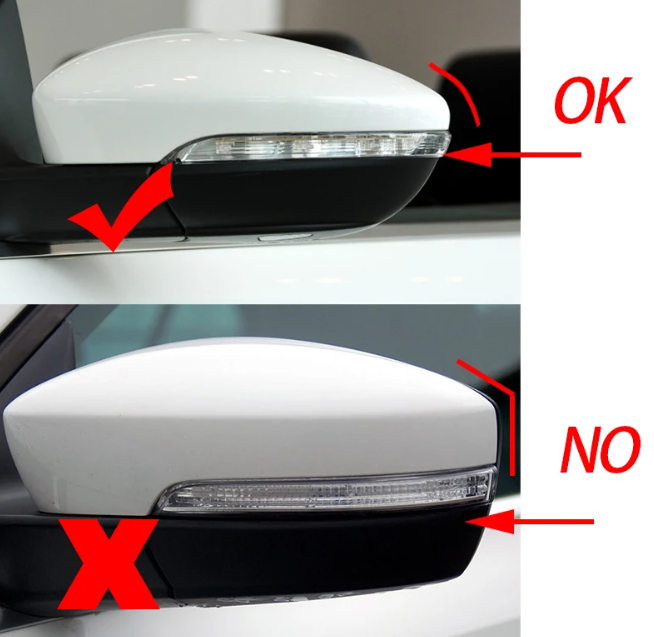 Φλας Led Dynamic για VW SCIROCCO/PASSAT/BEETLE/EOS/JETTA/CC- 2 Τμχ SMOKED