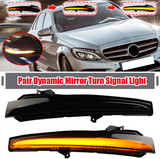 Φλας Led Dynamic για MERCEDES W205/W222/GLC/W213- 2 Τμχ SMOKED