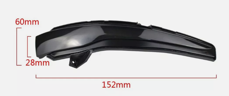 Φλας Led Dynamic για MERCEDES W205/W222/GLC/W213- 2 Τμχ SMOKED