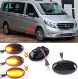 Φλας Led Dynamic για MERCEDES W168/W415/W639/W447/SMART W450&W452- 2 Τμχ SMOKED