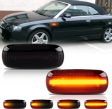 Φλας Led Dynamic για AUDI - 2 Τμχ SMOKED