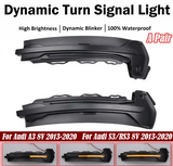 Φλας Led Dynamic για AUDI A3 8V- 2 Τμχ SMOKED