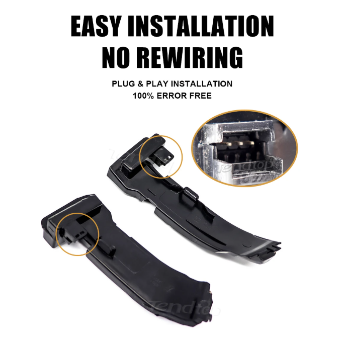 Φλας Led Dynamic για FORD FOCUS MK4 - 2 Τμχ SMOKED