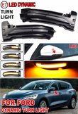 Φλας Led Dynamic για FORD FOCUS MK4 - 2 Τμχ SMOKED