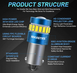 Λάμπες MAXTRS led T10 BAX9S / H6W CANBUS– 10W /400Lm/ΛΕΥΚΟ 6000K-2τμχ