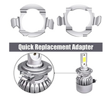 Αντάπτορες Τοποθέτησης Λάμπας LED Αυτοκινήτου για Mercedes/Bmw/VW/Audi/Nissan-2τμχ