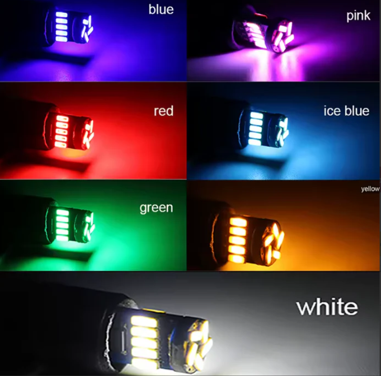 Λάμπα LED T10 CANBUS– 6W /300Lm/ΠΟΡΤΟΚΑΛΙ - 1τμχ