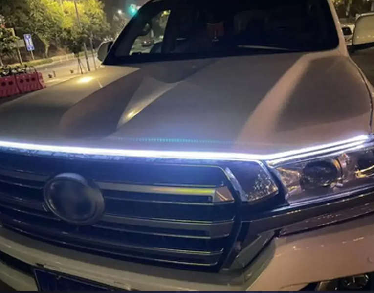 Δυναμική LED Λωρίδα Φωτισμού DRL Αυτοκινήτου 180cm –Φωτα Ημέρας με Εφέ Σάρωσης-ΛΕΥΚΟ  6000Κ