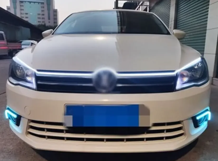 Δυναμική LED Λωρίδα Φωτισμού DRL Αυτοκινήτου 150cm –Φωτα Ημέρας με Εφέ Σάρωσης-ΜΠΛΕ ΠΑΓΟΥ 8000Κ