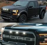 LED Φώτα Γρίλιας Αυτοκινήτου DRL- 12V – Universal, Λευκο , Αδιάβροχα, 6 Τμχ