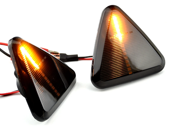 Φλας Led Dynamic για MITSUBISHI COLT- 2 Τμχ SMOKED