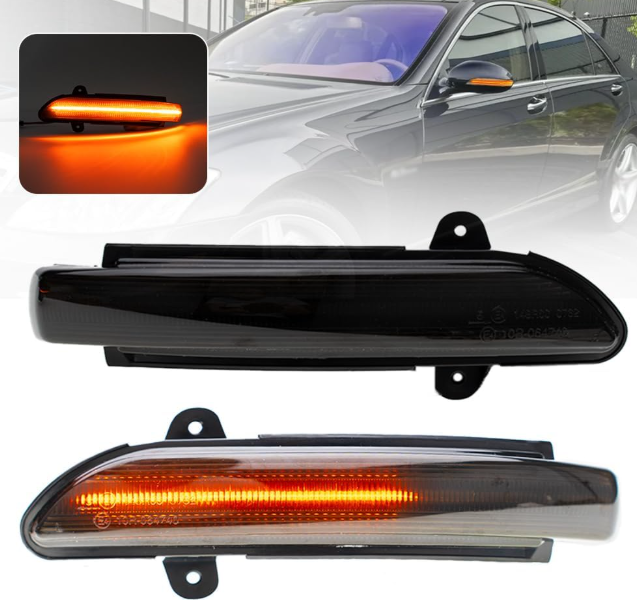 Φλας Led Dynamic για MERCEDES W168/W415/W639/W447/SMART W450&W452- 2 Τμχ SMOKED
