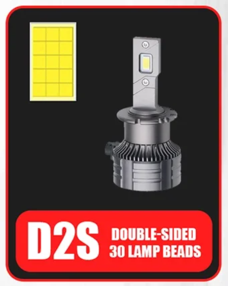 LED Conversion Kit D2S - 70W - 24000LM CANBUS – Αντικατάσταση HID Xenon D2S - 6000K