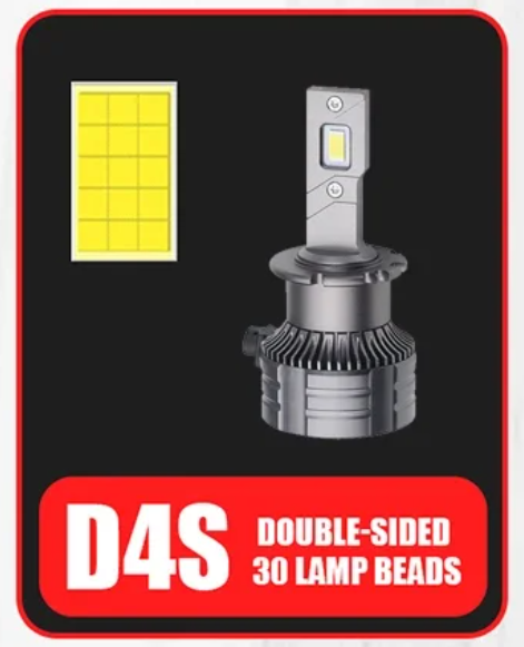 LED Conversion Kit D4S - 70W - 24000LM CANBUS – Αντικατάσταση HID Xenon D4S - 6000K