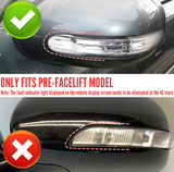 Φλας Led Dynamic για Mercedes Benz C W203/W211/S203/CL203- 2 Τμχ SMOKED