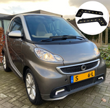 LED Φώτα Ημέρας DRL 12V 6500K – Μαύρο Κέλυφος, Λευκό Φως 6500K