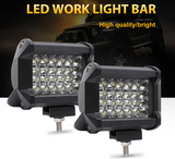 LED Offroad προβολείς 4’’ / 2x72W / 12V-24V για SUV, 4x4, Τρακτέρ & Σκάφος (6000K)-2τμχ