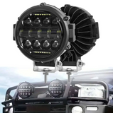 LED Work Lights Προβολείς 7’’ / 2x 150W – 30000LM Spot Beam για Αυτοκίνητο, Μηχανήματα & Σκάφη-2τμχ