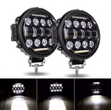 LED Work Lights Προβολείς 7’’ / 2x 150W – 30000LM Spot Beam για Αυτοκίνητο, Μηχανήματα & Σκάφη-2τμχ
