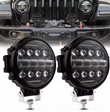 LED Work Lights Προβολείς 7’’ / 2x 150W – 30000LM Spot Beam για Αυτοκίνητο, Μηχανήματα & Σκάφη-2τμχ
