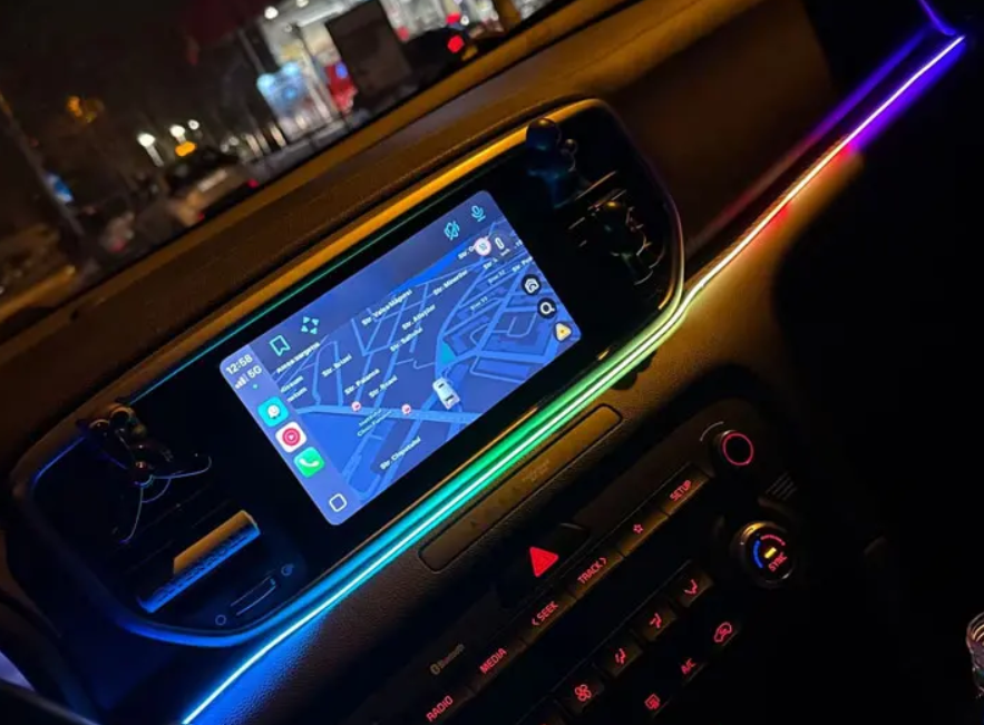 Ambient light LED Ταινία Αυτοκινήτου με APP, Τηλεχειριστήριο & Music Sync - 110mm