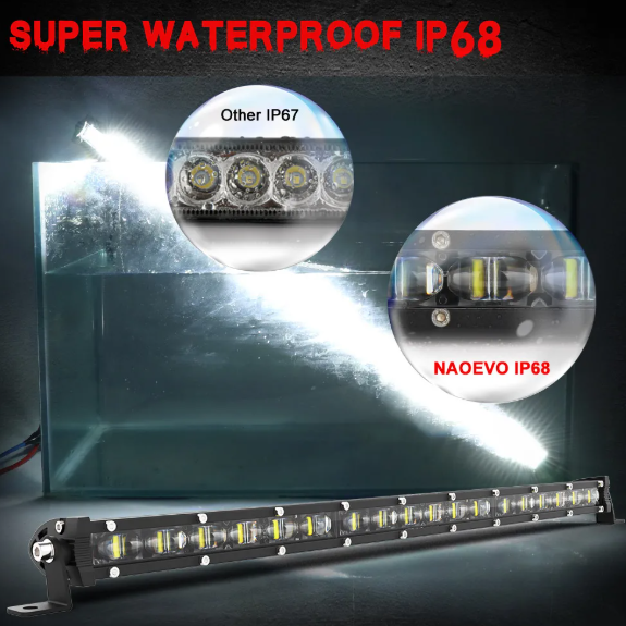 LED Light Bar Προβολέας 4x4 & Off-Road – 180W 6000K, IP68