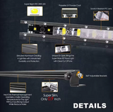 Προβολέας 8D- 18εκ 3500K/18W για αυτοκίνητα/off road/φορτηγά 1τμχ