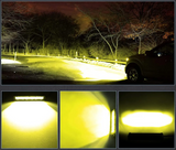 Προβολέας 8D- 18εκ 3500K/18W για αυτοκίνητα/off road/φορτηγά 1τμχ