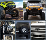 Προβολέας 8D- 18εκ 3500K/18W για αυτοκίνητα/off road/φορτηγά 1τμχ