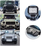 Βάσεις Στήριξης LED Προβολέων για Καπό – Universal Hood Mount Brackets CNC Αλουμινίου-2ΤΜΧ